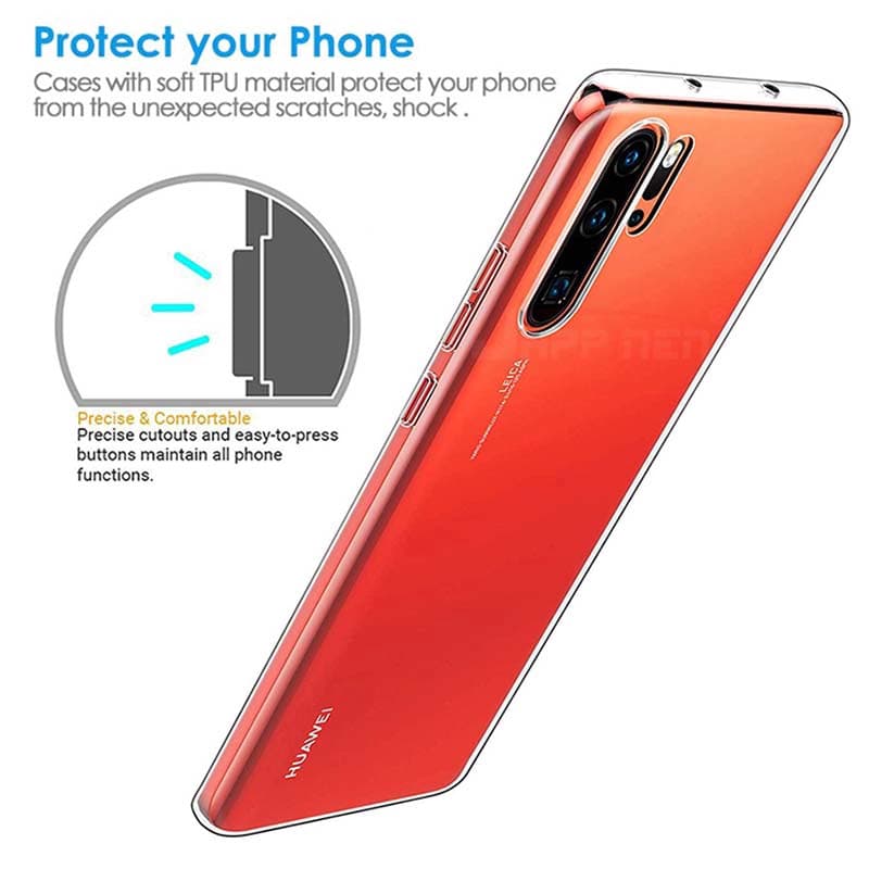 Huawei P30 P40 P20 Pro P20 P30 P40 lite TPU บางใส นุ่ม ซิลิคอนใส เคสมือถือ ฝาครอบ รูปที่ 5