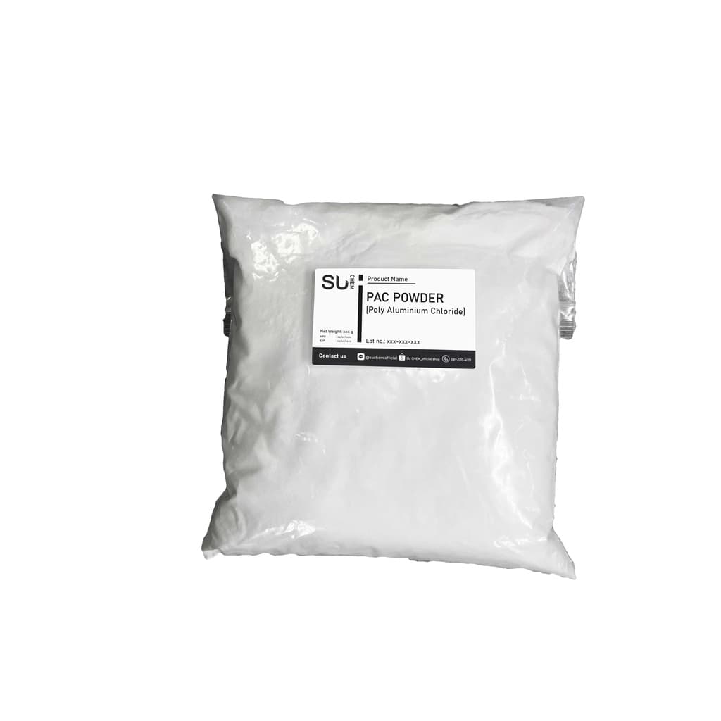 PAC ผง 30% , Polyaluminium Chloride , ผงตกตะกอนน้ำใส, เร่งตะกอน *เกรดน้ำดื่ม ได้มาตรฐาน NSF* ผลิต รูปที่ 2