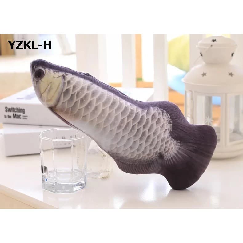 Thai.th ของเล่นแมวตุ๊กตาแคทนิป ปลาแคทนิป ของเล่นแมวไม่มีมอเต้อ แคทนิป 20 CM YZKL รูปที่ 6
