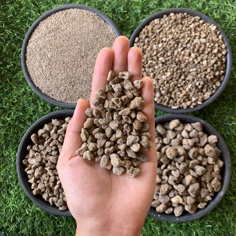 หินภูเขาไฟ 500กรัม 000,00,01,02,1-2 วัสดุปลูกผสมดิน เพิ่มความโปร่งให้ดิน หินภูเขาไฟ พัมมิส รูปที่ 5