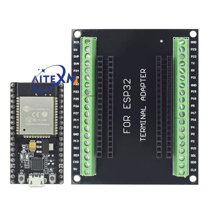 Esp32 บอร์ดทดลอง ESP-32S NodeMCU-32S MICRO/TYPE-C โมดูลไร้สาย WiFi และบลูทูธ ESP-WROOM-32 IOT บอร์ดขยาย รูปที่ 1
