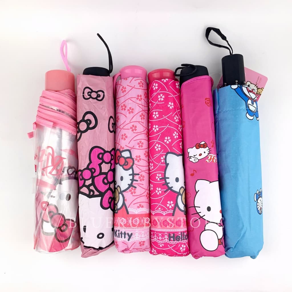 ร่มพับพกพา กันแดด กันUV ลายการ์ตูน Umbrella | Bluerubystore รูปที่ 3