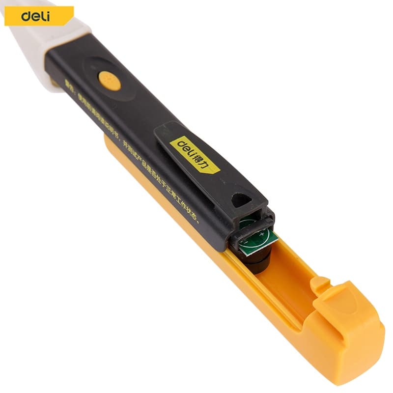 Deli ปากกาวัดไฟ ปากกาเช็คไฟ ปากกาทดสอบไฟฟ้า 1000V แบบไม่สัมผัส Non-Contact มีเสียงแจ้งเตือน Voltage Tester รูปที่ 7