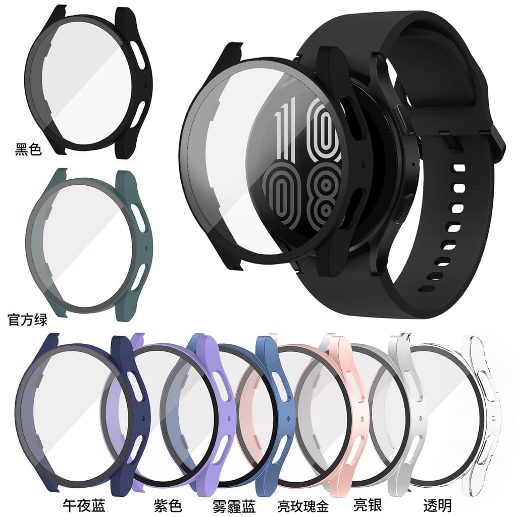 เคส Samsung Galaxy Watch 7 FE 6 Watch 5 Watch 4 40mm 44mm เคสPC +ฟิล์มกระจก กรอบกันรอย ซัมซุง watch7 รูปที่ 4