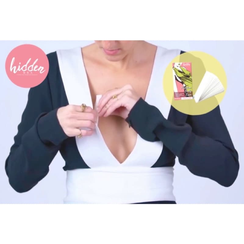 Body Tape เทปกันโป๊ เทปแปะกันโป๊ เทปติดเสื้อแบบใส ติดหนึบ ทนนานทั้งวัน // 36 ชิ้นต่อกล่อง รูปที่ 4