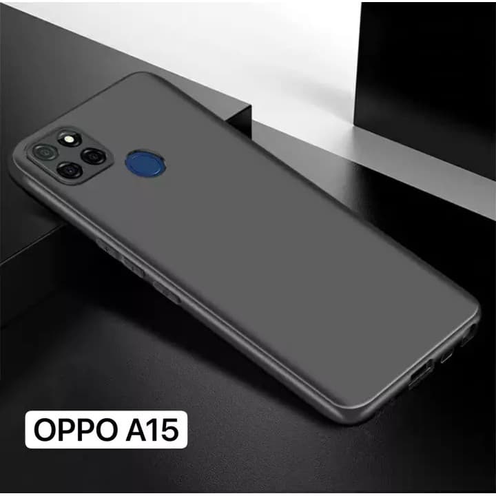 เคสโทรศัพท์ซิลิโคนสีดำ For OPPO A15 TPU Case รูปที่ 5