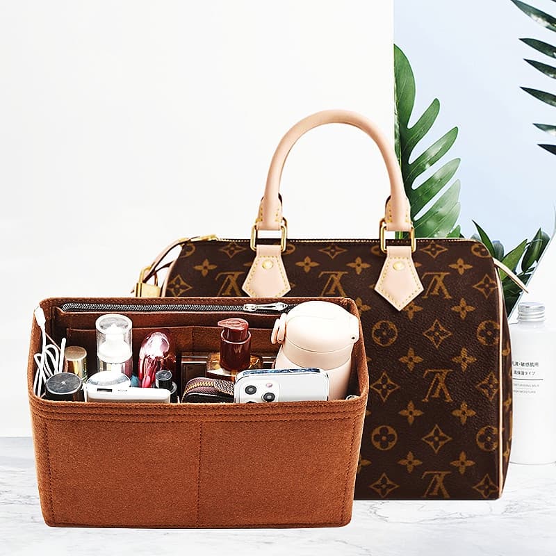 กระเป๋าถือ กระเป๋าจัดระเบียบ สําหรับ Speedy 25 30 35 Boston ผู้จัดกระเป๋าใส่สักหลาด รูปที่ 4