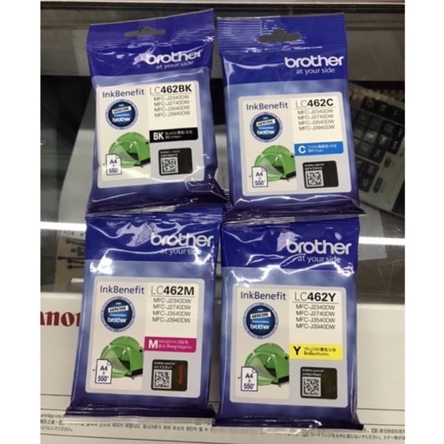 ตลับหมึกอิงค์เจ็ท Brother Ink LC-462 BK,C,M,Y รูปที่ 3