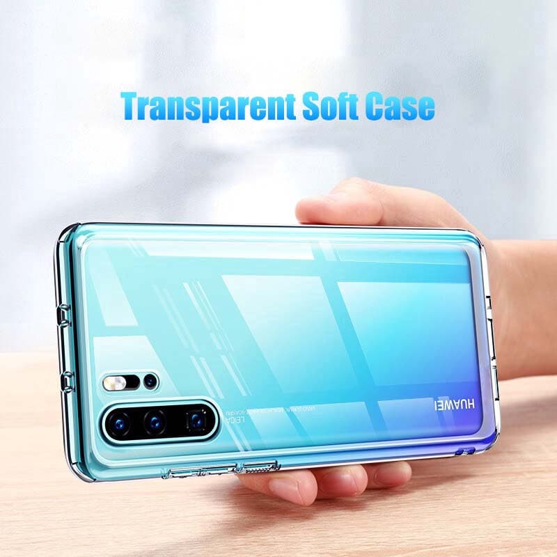 Huawei P30 P40 P20 Pro P20 P30 P40 lite TPU บางใส นุ่ม ซิลิคอนใส เคสมือถือ ฝาครอบ รูปที่ 1