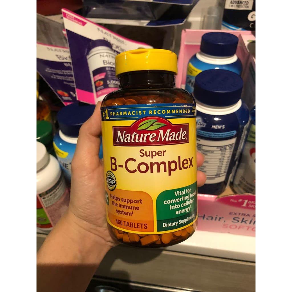 Nature Made Super B Complex, 460 Tablets Exp.07/2027 รูปที่ 5