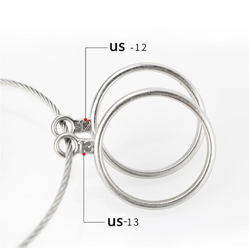 AMURA Finger Ring Sizer วัดโลหะแหวนวัดขนาดเครื่องมือ รูปที่ 3