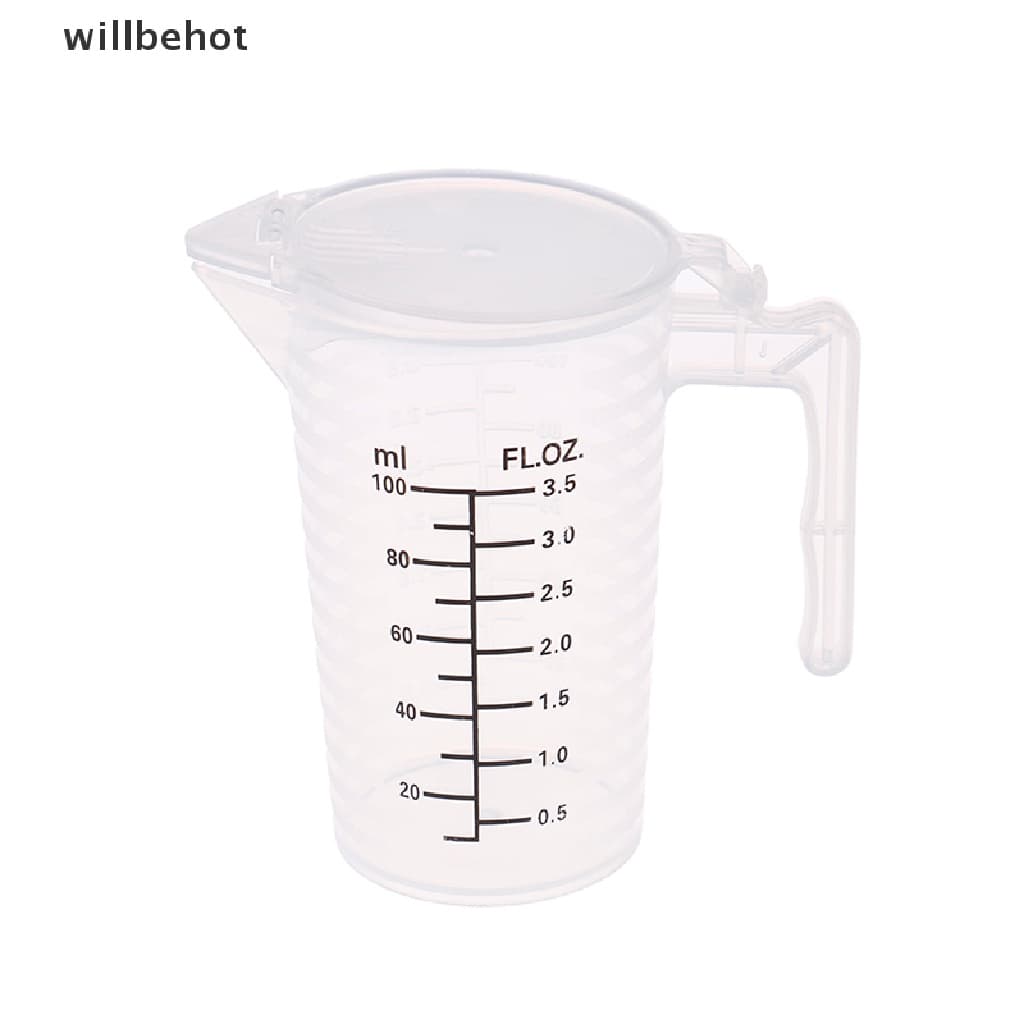 Willbehot ถ้วยตวงใส 100/250/500 ml. พร้อมผ้าคลุมอย่างดีสําหรับทําเบเกอรี่ รูปที่ 2