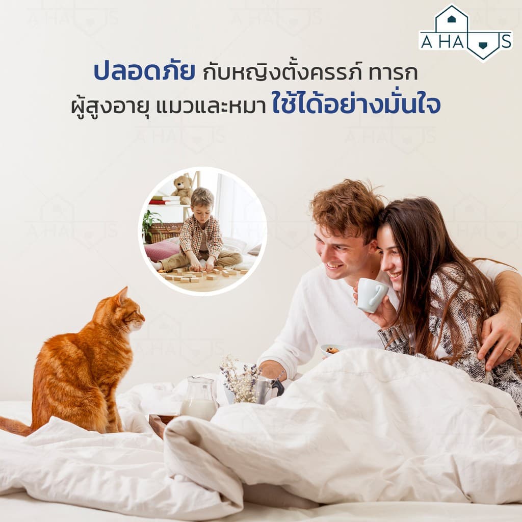 ส่งทันที A HAUS เครื่องไล่ยุง ไล่แมลง ครอบคลุม 60 ตร.ม. ด้วยคลื่น เครื่องไล่หนู อัลตราโซนิก ปลั๊กเสียบไล่ยุง ไล่มด รูปที่ 5