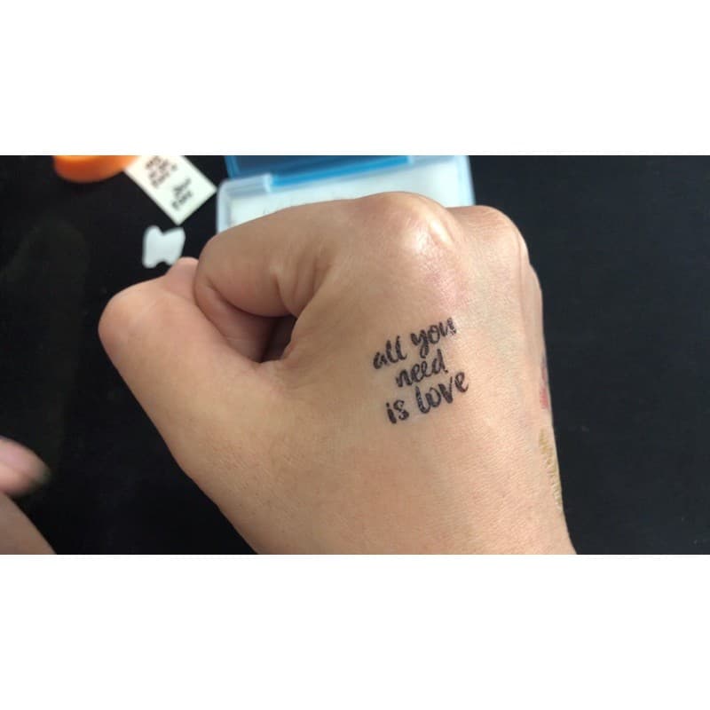 กระดาษแทททู Tattoo Paper สติ๊กเกอร์แทททูสำหรับติดผิวหนัง ใช้กับเครื่องพิมพ์อิงค์เจทและเลเซอร์ รูปที่ 5