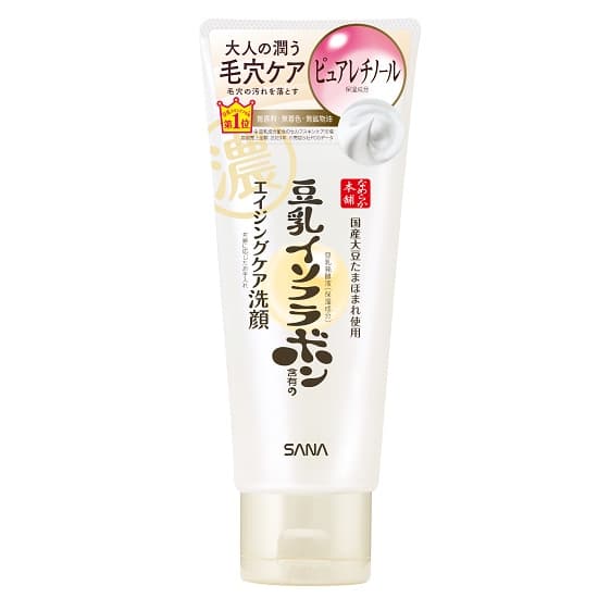 SANA NAMERAKAHONPO WRINKLE CLEANSING WASH N 150 G / โฟมทำความสะอาดผิวหน้าและเครื่องสำอาง ลดเลือนริ้วรอย รูปที่ 1