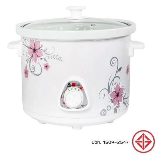 HANABISHI หม้อตุ๋น รุ่น HSC-245 ความจุ 4 ลิตร สีขาว กำลังไฟ 280W หม้อตุ๋นเซรามิค หม้อตุ๋นไฟฟ้า หม้อตุ๋น รูปที่ 6