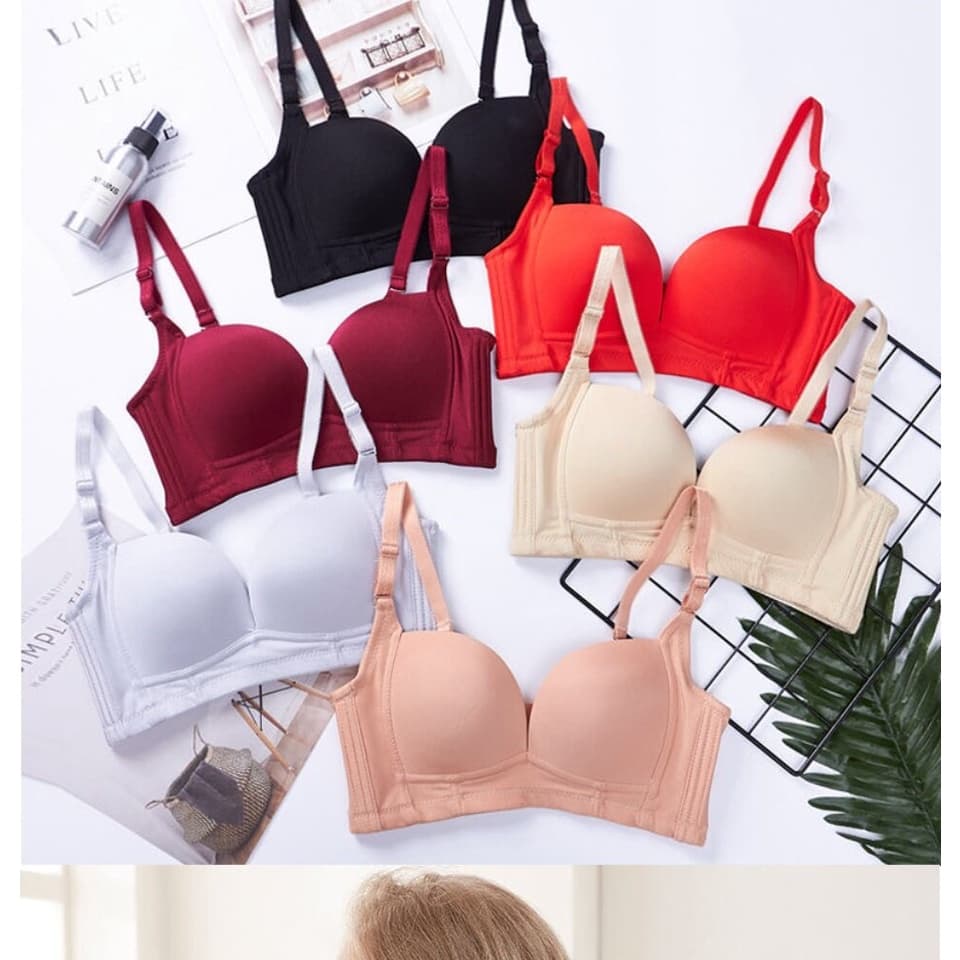 A11 มีไซส์ใหญ่ เสื้อใน บราถนอมทรง เก็บข้าง อกชิด V เป็นทรง V Bra Perfect bra รูปที่ 1