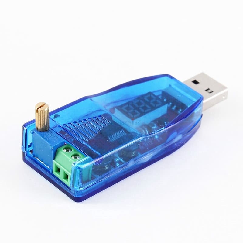 Dc-DC 5V เป็น 3.3V 9V 12V 24V USB แบบลดค่า DC 1.0V-24V โมดูลแปลงพลังงานไฟฟ้า รูปที่ 6