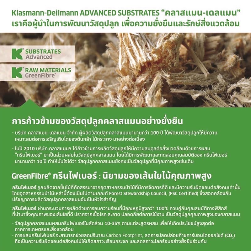 พีทมอส วัสดุเพาะเมล็ด ต้นกล้า ชำกิ่ง รากเดินดี Potgrond H by Klasmann คลาสแมน ปันอินทรีย์ รูปที่ 6