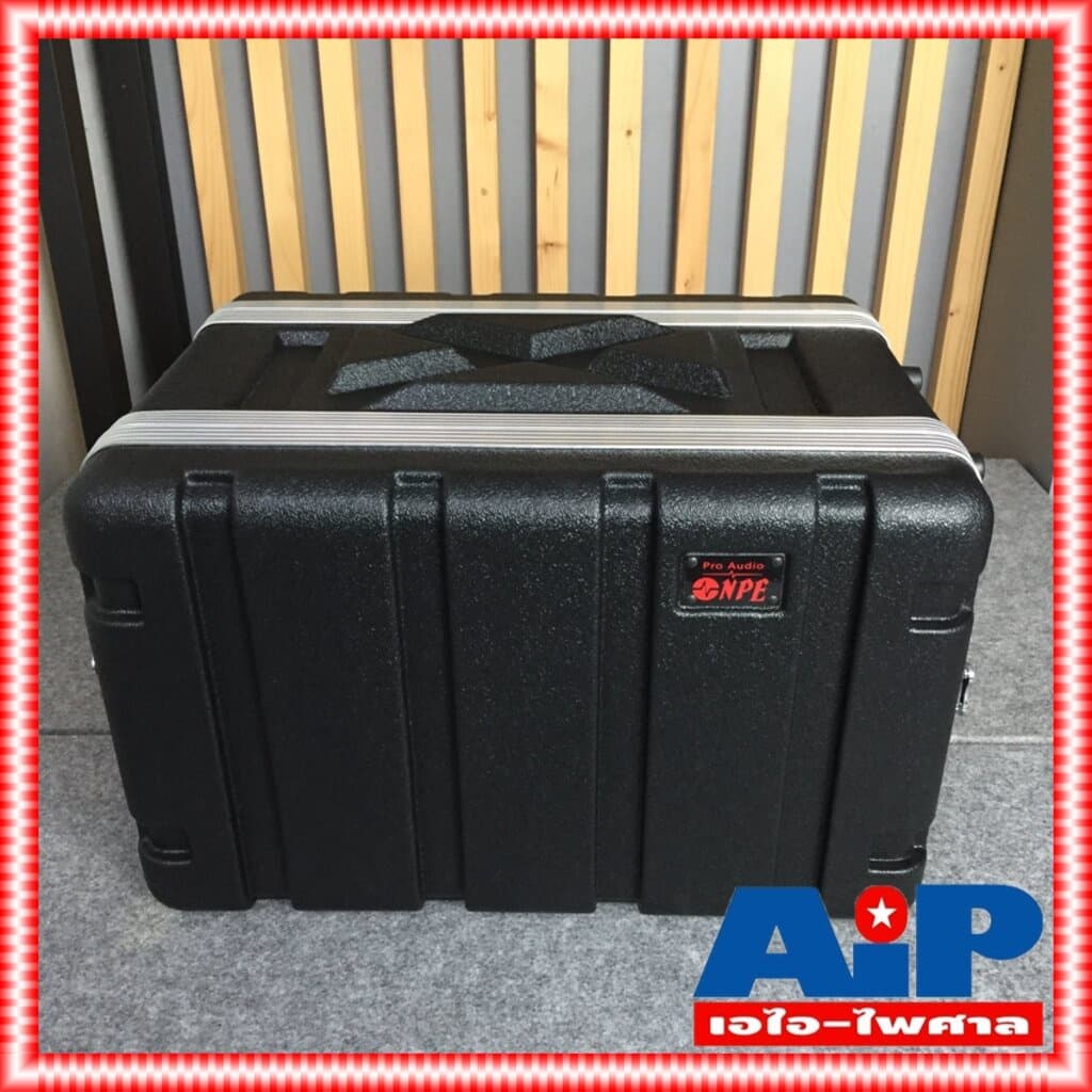 กล่องrack NPE RACK ABS 6US ลึก9นิ้ว ตู้RACK กล่องใส่อุปกรณ์เครื่องเสียง rack แร็ค แร็ค6U RACK9นิ้ว เอไอ-ไพศาล รูปที่ 1