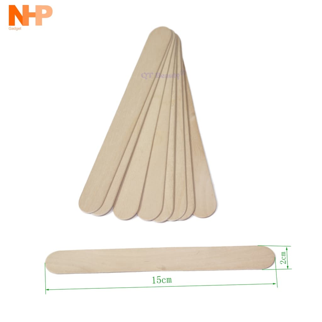 ไม้ไอศกรีม นาดใหญ่ 100 ชิ้น ไม้ไอติม ไม้กดลิ้น ใช้แล้วทิ้ง เครื่องเขียน Tongue Depressor A271 รูปที่ 3