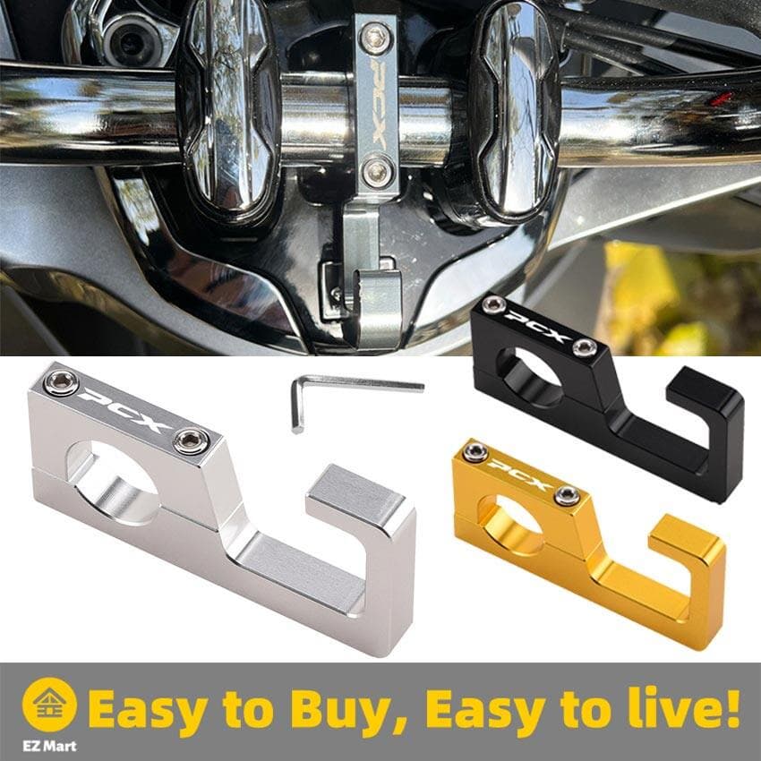 ตะขอแขวนหมวกกันน็อคมอเตอร์ไซค์ 22 มม. อุปกรณ์เสริม สําหรับ Honda PCX125/PCX160 รูปที่ 1