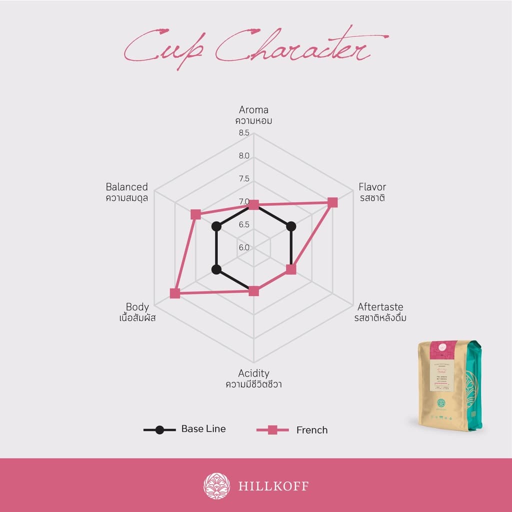 Hillkoff : เมล็ดกาแฟคั่ว อาราบิก้า คั่วเข้ม ฮิลล์คอฟฟ์ Arabica 100% ขนาด 500 g 8 ถุง กาแฟ อราบิก้า เมล็ดกาแฟ รูปที่ 5