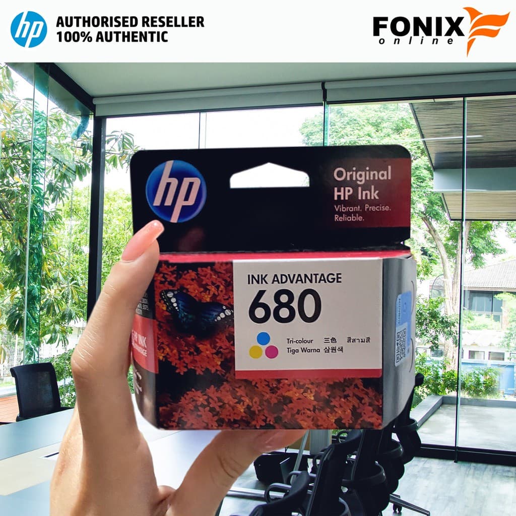 หมึกพิมพ์แท้ Hp 680 Series Black สีดำ / Tri-color สามสี / แพ็คเดี่ยว /แพ็คคู่ รูปที่ 4