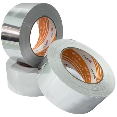 Foil Tape เทปอลูมิเนียมฟอยล์ 50ไมครอน เทปปะหม้อ เทปหลังคารั่ว ขนาดหน้ากว้าง 2นิ้ว,2.5นิ้ว,3นิ้ว รูปที่ 7