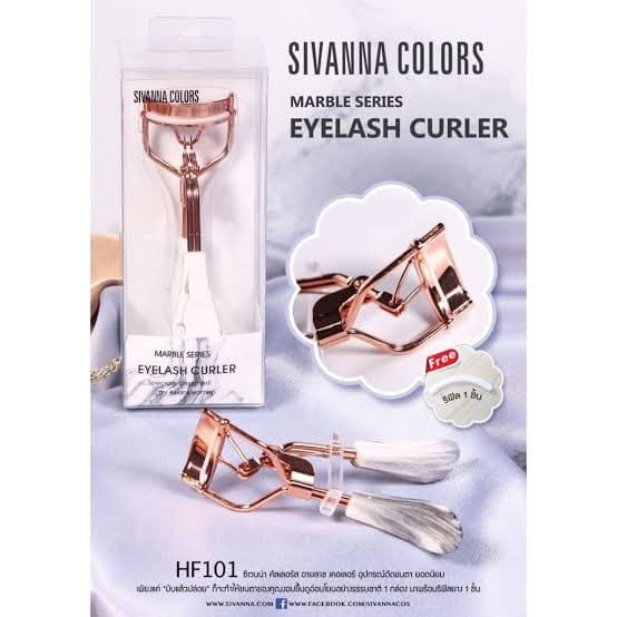 HF101 SIVANNA Marble Series Eyelash Curler มาร์เบิล ซีรี่ย์ อายลาซ เคอเลอร์ #ที่ดัดขนตา รูปที่ 3