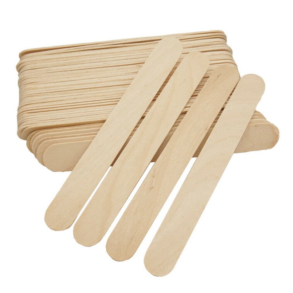 ไม้ไอศกรีม นาดใหญ่ 100 ชิ้น ไม้ไอติม ไม้กดลิ้น ใช้แล้วทิ้ง เครื่องเขียน Tongue Depressor A271 รูปที่ 9