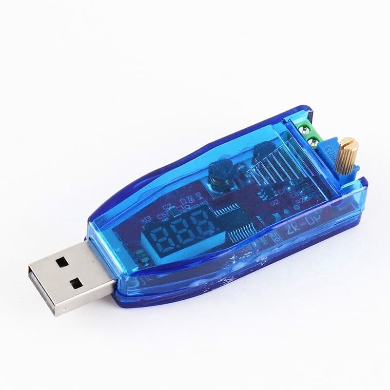 Dc-DC 5V เป็น 3.3V 9V 12V 24V USB แบบลดค่า DC 1.0V-24V โมดูลแปลงพลังงานไฟฟ้า รูปที่ 8