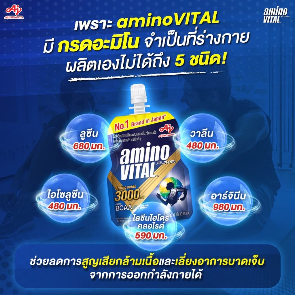 aminoVITAL™ Amino Acids Gel 100g. Pack 6x2 รูปที่ 4