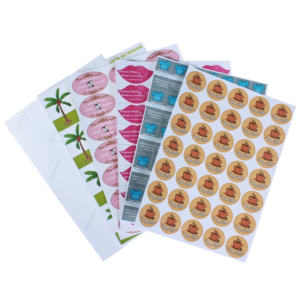 DTawan สติ๊กเกอร์ โฟโต้ อิงค์เจ็ท ผิวมัน / ด้าน photo sticker paper A4 100 แผ่น 135 gsm. กันน้ำ ให้งานพิมพ์สีสวยสด คมชัด รูปที่ 5