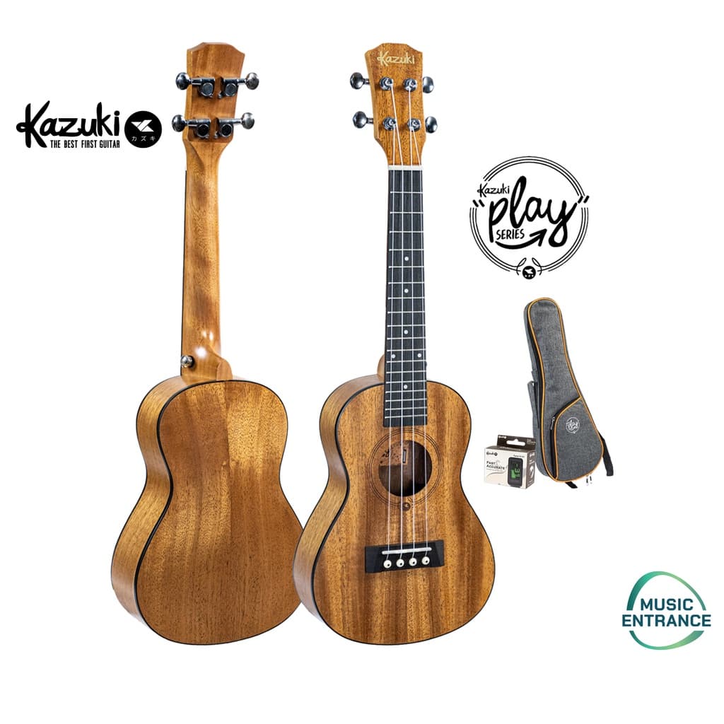 Ukulele Soprano Concert Kazuki Play Series อูคูเลเล่ โซพราโน่ & คอนเสิร์ต ฟรี จูนเนอร์และกระเป๋า รูปที่ 1