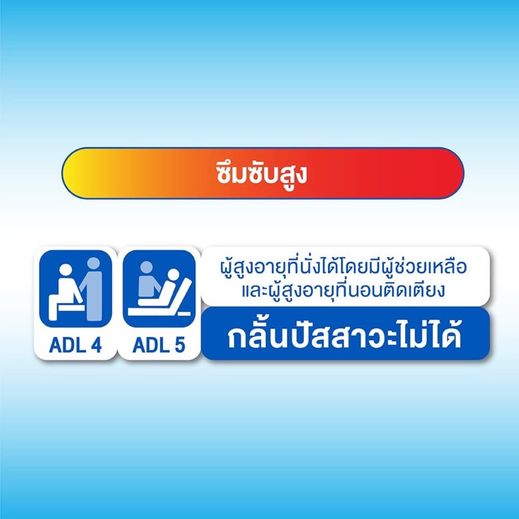 เซอร์เทนตี้แบบเทป M/L/XL ชิ้น ผ้าอ้อมผู้ใหญ่ Certainty Tape รูปที่ 4