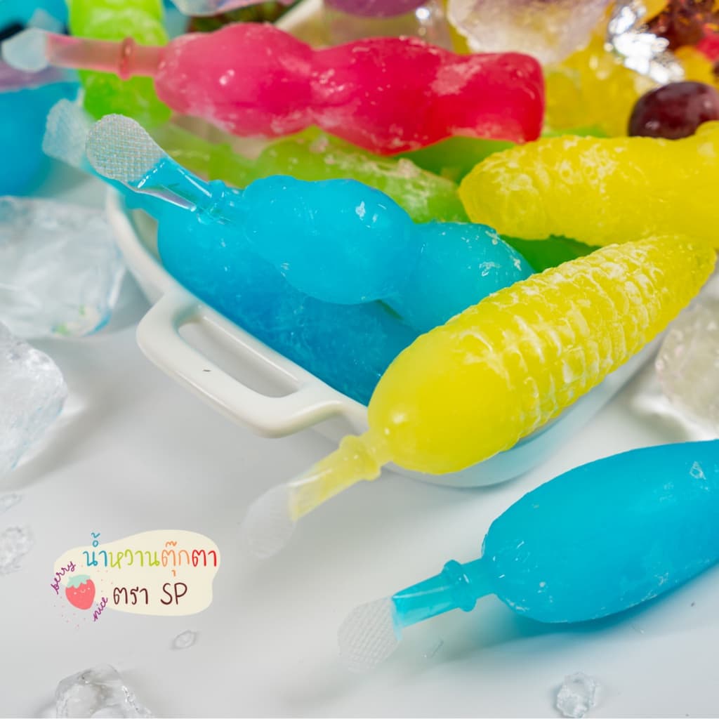 ตุ๊กตาน้ำหวานตรา SP ไอติมโบราณ หวานเย็น ตัวดูดหวานเย็น น้ำหวานตุ๊กตา น้ำหวานกัดดูด รูปที่ 4