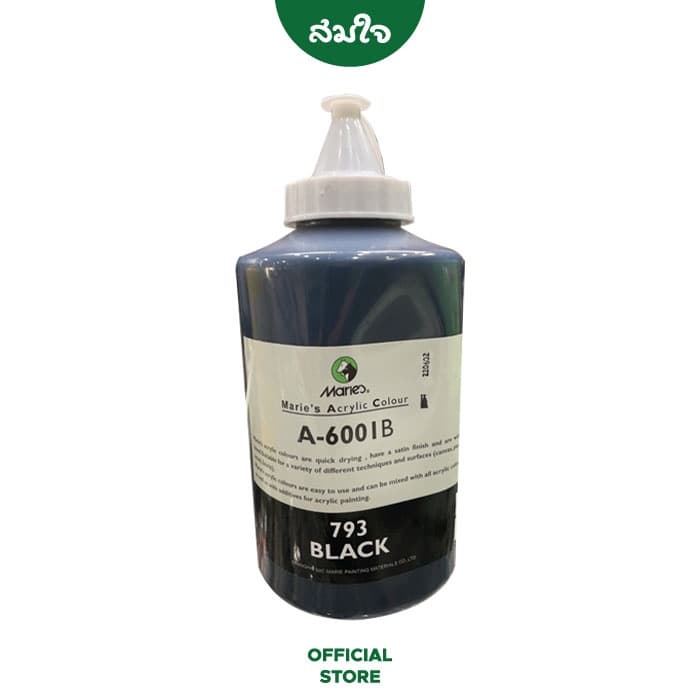Marie's สีอะคริลิค Somjai Selected 1,000 ml. Acrylic Colour แบบขวด สมใจเรื่องเขียน รูปที่ 6