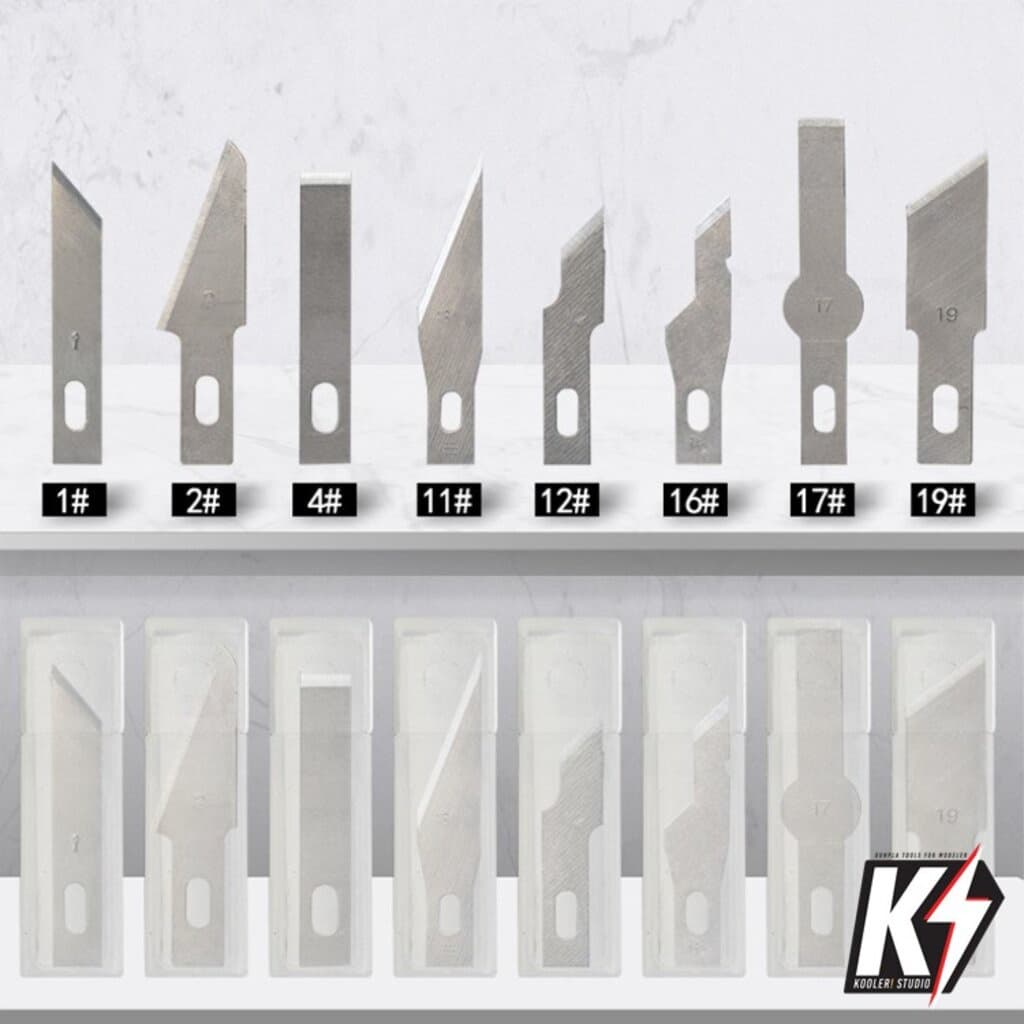 แพค 5 ชิ้น ใบมีดอาร์ทไนท์ มีดแกะสลัก มีดโมเดล มีดคัตเตอร์ Art knife รูปที่ 4