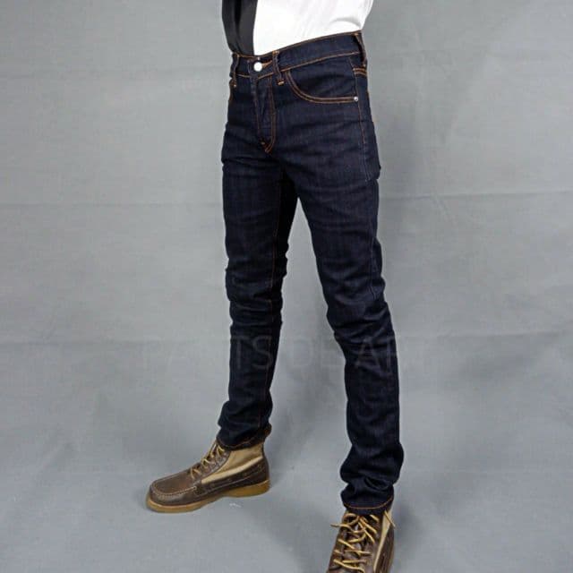 PANTSDEART ยีนส์ชายขาเดฟ Slimfit ผ้ายืด สีดำมิดไนด์ SIZE 28"-38" NT59/6 รูปที่ 5