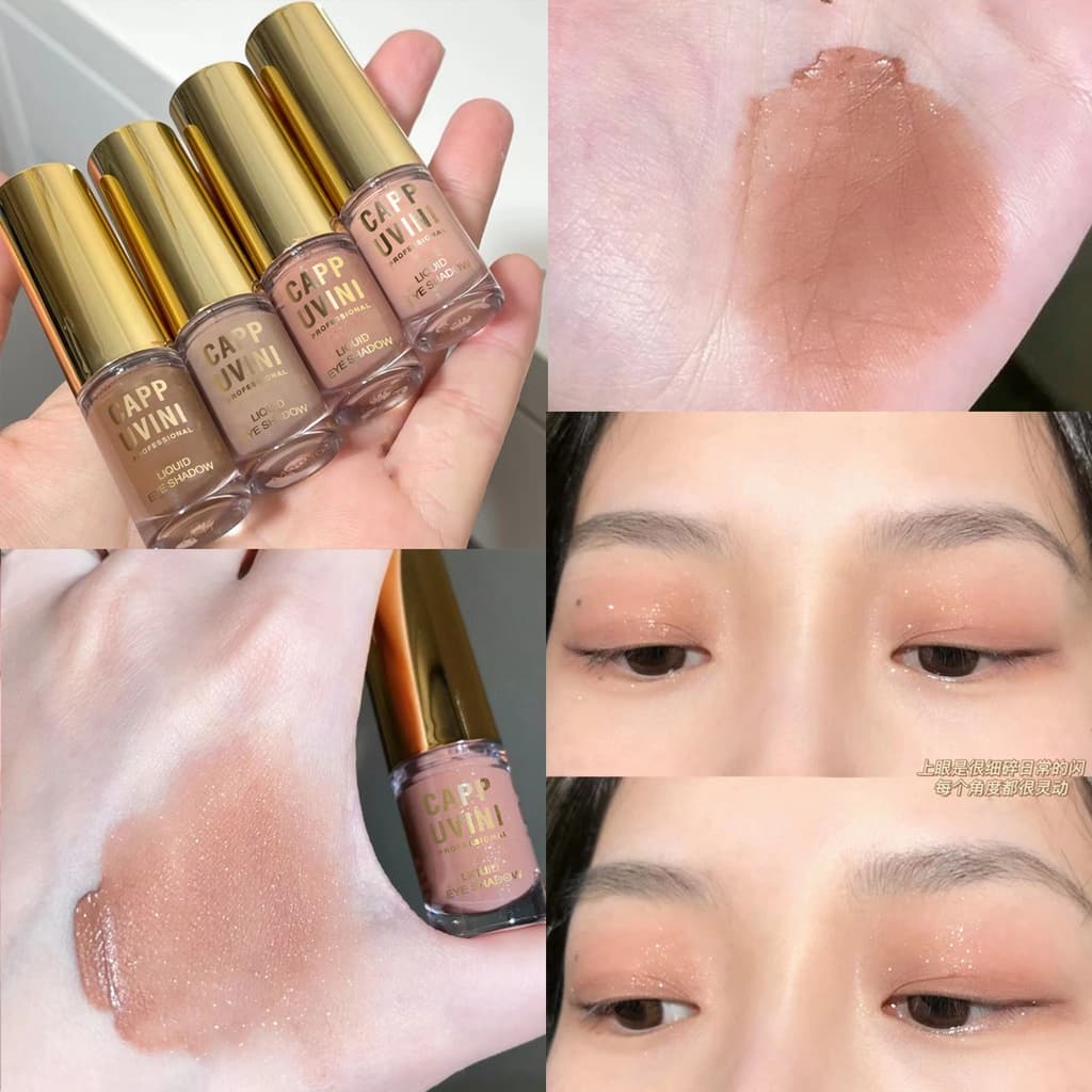 มาใหม่Cappuvini อายแชโดว์แบบน้ำ เนื้อแมตต์ สีสวย ติดทน กันน้ำ 7 สี รูปที่ 3