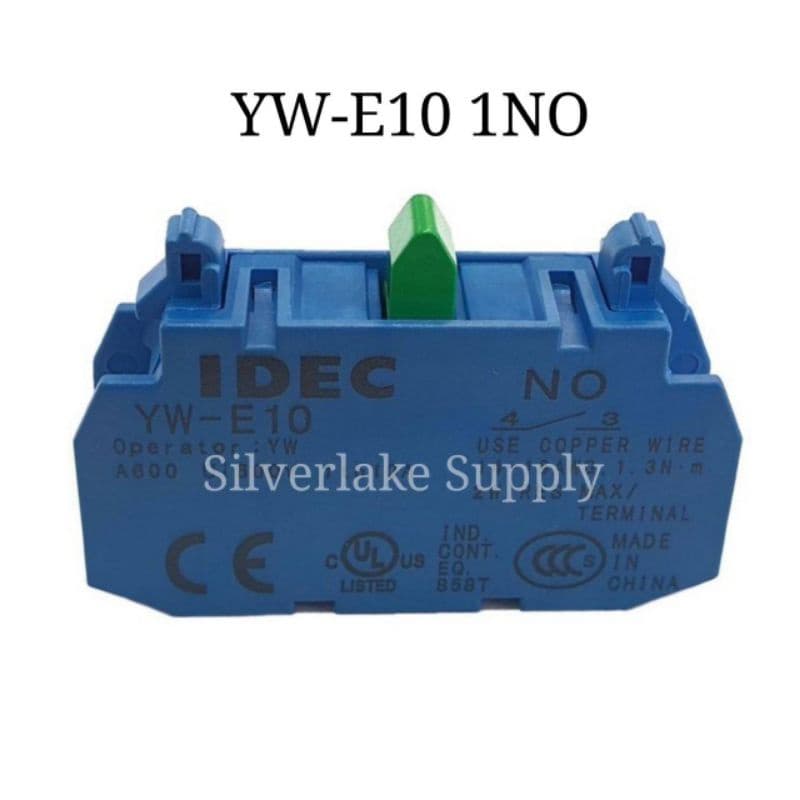 คอนแทคบล็อค YW-E01 1NC / YW-E10 1NO / YW-EW02 2NC / YW-EW11 1N0+1NC / YW-EW20 2NO-IDEC รูปที่ 3