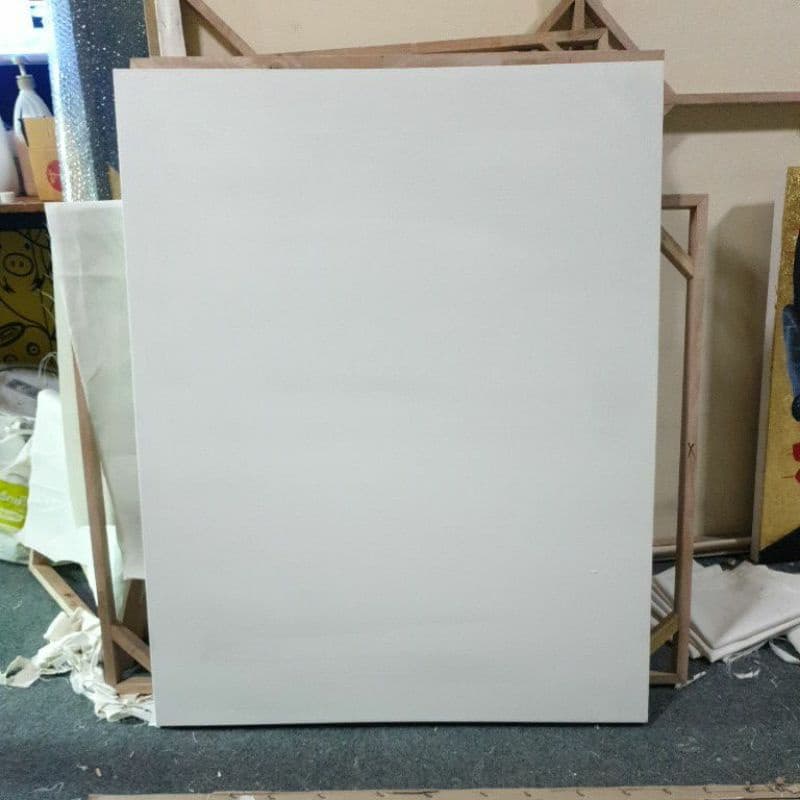 จำหน่ายเฟรมผ้าใบ canvas ขนาด 80x100, 80x120, 80x130, 80x150, 80x170 Cm. ขาวและดำ รูปที่ 2