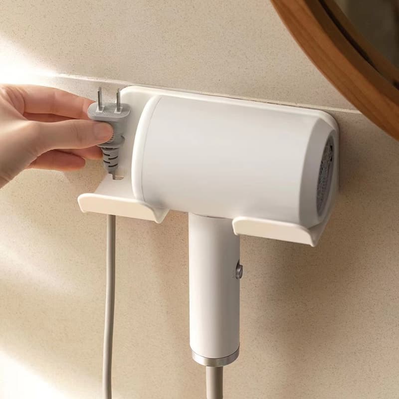 Goody Home ที่วางไดร์เป่าผม ใช้สติกเกอร์ในการติดตั้ง ช่องวางไดร์ กว้าง 5.2* ลึก 6Cm ด้ามไดร์ของลูกค้าต้องเล็กกว่า 5 Cm. รูปที่ 3