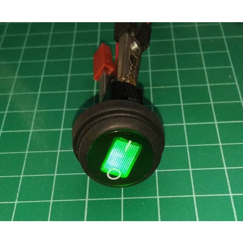 สวิท สวิต สวิทช์ กลม กันน้ำ DC 12V 20A รุ่น KCD2 3ขา มีไฟ LED 20mm. ใช้กับไฟ DC 12V มีไฟ LED แสดงสถานะการเปิดปิด รูปที่ 5