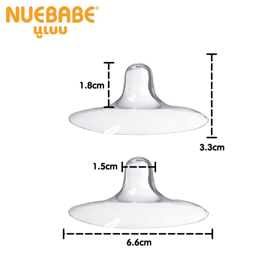 Nuebabe แผ่นครอบหัวนมซิลิโคน 2 ชิ้น-0278 รูปที่ 6