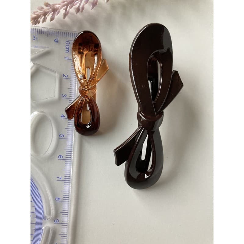 กิ๊บหนีบผมเกาหลี 5Cm 1 ชิ้น))รุ่นโบว์ นำเข้าจากเกาหลี ของแท้ คุณภาพเยี่ยม สำหรับหนีบผมด้านหน้า Made in Korea รูปที่ 8