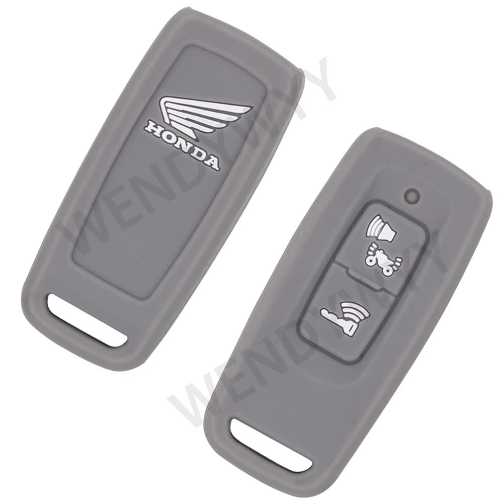 เคสกุญแจรีโมตซิลิโคน 2 ปุ่ม สําหรับรถจักรยานยนต์ Honda Scoopy 2023 ADV 160 PCX 160 Vario 160 125 Lead 125 Vision Airblade รูปที่ 5