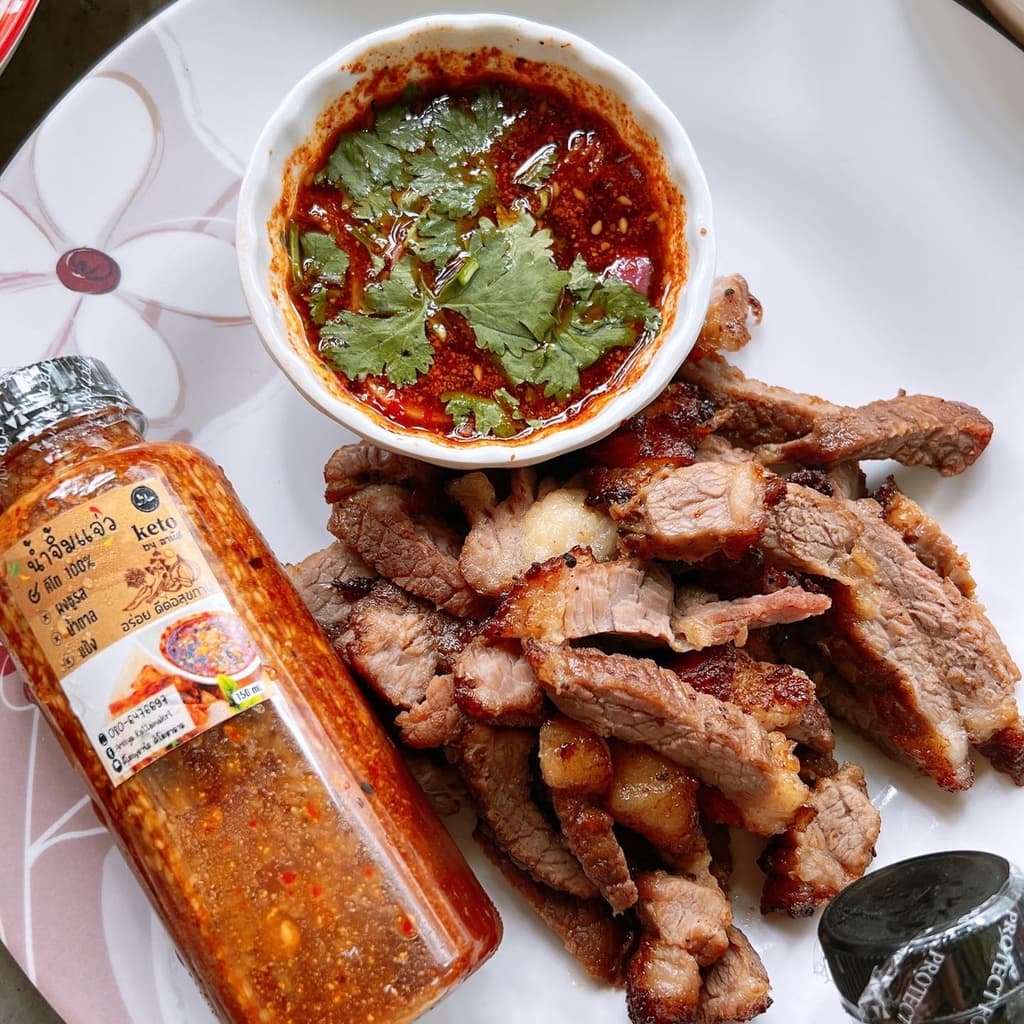 KETO คีโต 150 มล.คีโตByอานัส น้ำจิ้มคีโต น้ำยำคีโต ซอสคีโต คีโตฮาลาลเพื่อสุขภาพ น้ำจิ้มน้ำยำน้ำซอส รูปที่ 2
