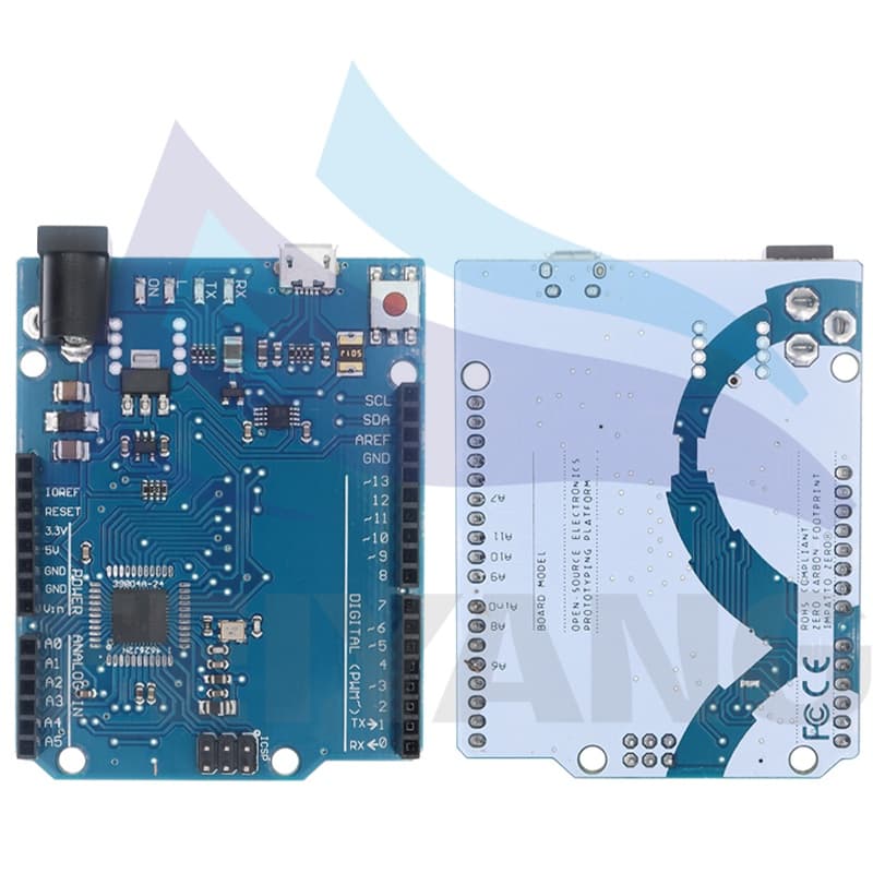 Leonardo R3 บอร์ดไมโครคอนโทรลเลอร์ Atmega32u4 พร้อมสายเคเบิล USB สําหรับ Arduino DIY รูปที่ 5